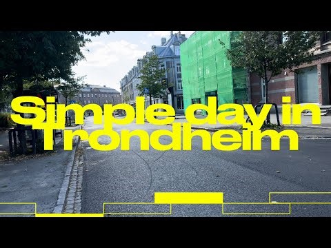 Simple day in TRONDHEIM🌞 4K