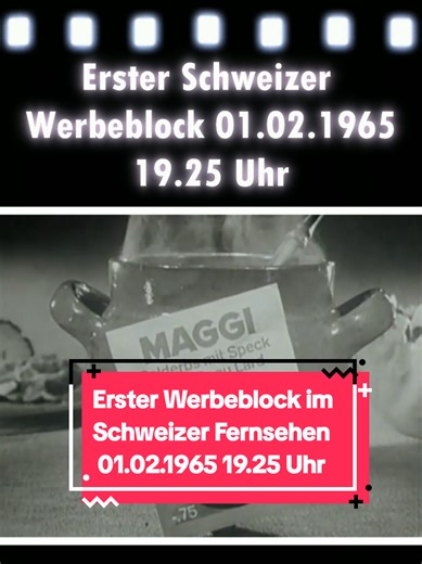 Erster Werbeblock im Schweizer Fernsehen (1965) #60er #tv #retro #schweiz #nostalgie Für mehr Clips bitte gerne Folgen, liken und teilen 😉