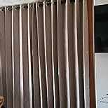 Magnetic Pleated Look Curtains - 100% Blackout Thermal Insulated Door & Window Drapes for Laundry Room, Wardrobe & Doorway, 1 Panel, W60 x L80, Gray
