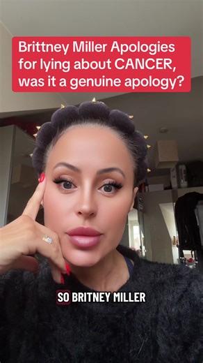 Brittney Miller's Controversial Cancer Apology