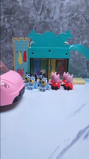 Satisfying with Unboxing & Review Bluey and Friend Toys ASMR #bluey #toys #shorts