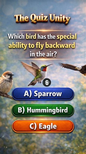 🐦Can You Guess the Only Bird That Flies Backward? #Shorts