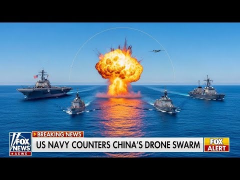 Chinese Underwater Drone Swarm Traps US Carrier — Then THIS Happens US Navy vs China