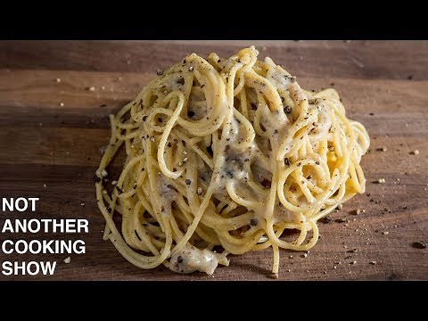 how to make REAL CACIO E PEPE like they do in ROME