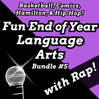 Fun End of Year Reading Activities for Middle and High School ELA Review Packet