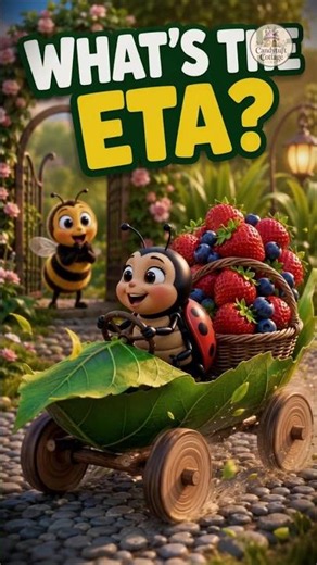 ETA Meaning | Berry Delivery English 🐞🫐 #LearnEnglish #EnglishVocabulary #ETA