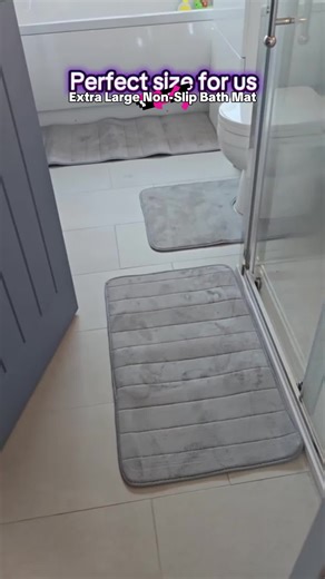 Non Slip Bath Mat Extra Large Bathroom Rug Toilet Pedestal Mats Water Absorbent #bathroompanels #bathroomwallpanels #bathroomstoragerack #pvcfloortiles #bathroomsealant #bidet #dettolbathbenefits #customdoormat #selfadhesivefloorplanks #bedroomrug #tiktokmademebuyit