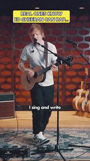 Real ones know Ed Sheeran can rap #rappersoftiktok #rapperstoknow #edsheeranlive #edsheeran #hiphopmusic #ukrap