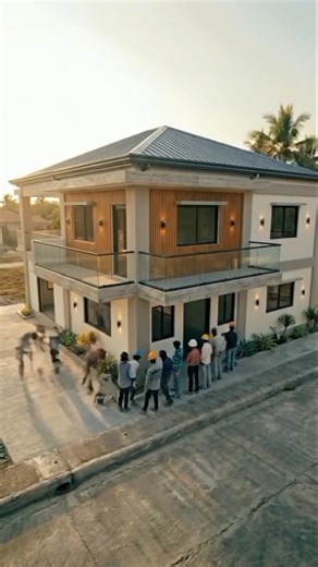 Modern Box with Cantilever Balcony 2 Storey