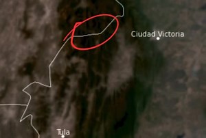 86K views · 282 reactions | 5:25 p.m. // ️a través del satélite detecta puntos de calor asociados a un probable incendio forestal en #Miquihuana, al Noreste del Ejido #Aserradero  cerca de los límites con Nuevo León. ️Viento fuerte en las cumbres más altas con ráfagas de hasta 80 km/h pueden ocasionar una rápida propagación. | Meteorología Tamaulipas | Facebook