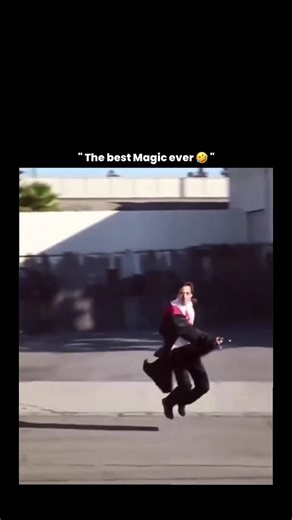 GLOBAL on Instagram: "This video captures a moment that looks like magic, but it’s actually a clever illusion created by timing, perspective, and motion rather than supernatural ability. When a person jumps or is briefly airborne, freezing the frame at the peak of that motion can make them appear as if they are floating or defying gravity. The human brain naturally fills in missing context, especially when the subject is dressed theatrically—like a magician’s outfit—which reinforces the illusion
