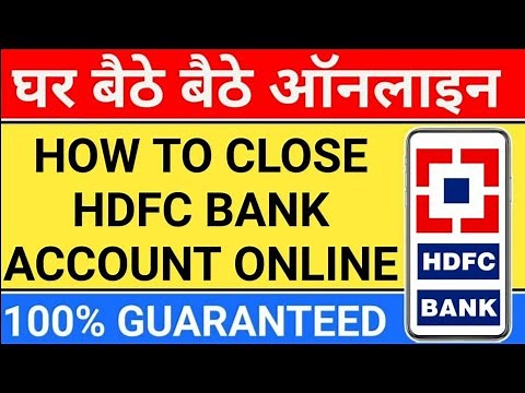 🔴 HDFC bank account online close kaise kare | How to close hdfc bank account online