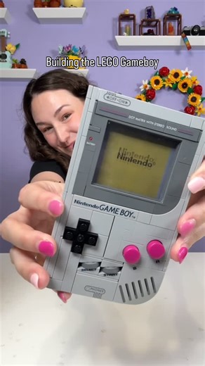 Emily on Instagram: "so much nostalgia packed into the new LEGO Gameboy set! such a fun build 🎮🕹️ you can always find all sorts of nostalgic LEGO sets/figs/collectibles just like this one on Whatnot! #whatnotpartner"