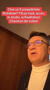 238K views · 13K reactions | Sondaj, în pauza, la Realitatea TV! Pe cine vor invitații ca Președinte al României! Unde e vorba de mine … nu luați în seamă!  | Luis Lazarus-Zeus Tv | Facebook