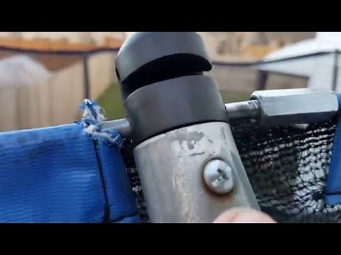 14' Trampoline Enclosure Broken Pole Fix