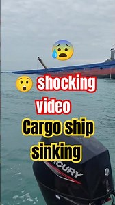Cargo Ship Sinks Near Tropical Island 🌊⚓ | Shocking Footage!