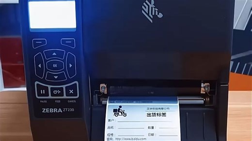 ZEBRA斑马ZT231工业级热敏标签条码打印机碳带不干胶价签二维码面单固定资产热转印ZT230升级款203dpi