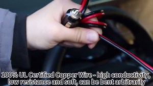 12V/24V Heavy Duty Cigarette Lighter Extension Cord 12FT 14AWG 240W with LED Light for Car Vehicle Tire Pump Air Compressor Refrigerator Coffee Maker etc. (1*Spare Fuse)