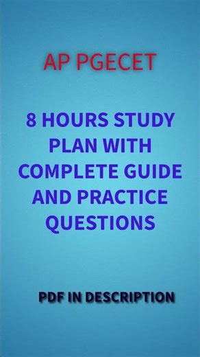 AP PGECET CS PRACTICE QUESTIONS- 8 HOURS COMPLETE GUIDE