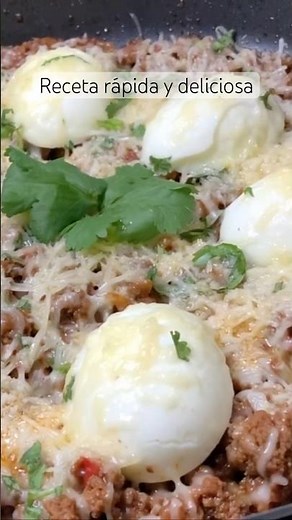 Quick and delicious ground beef recipe #recipe #egg #eggs #groundbeef #boiledegg #cooking