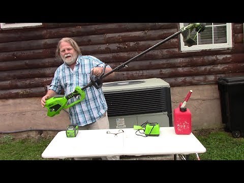 Review of Greenworks 14inch Cordless string trimmer 40V 4Ah Battery & Charger included