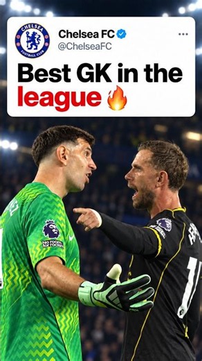 Emi Martinez is the best goalkeeper in the league
