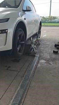 Tesla Tire Rotation Process #firstmaintenance #tire #tesla #modely2025 #juniper #automobile