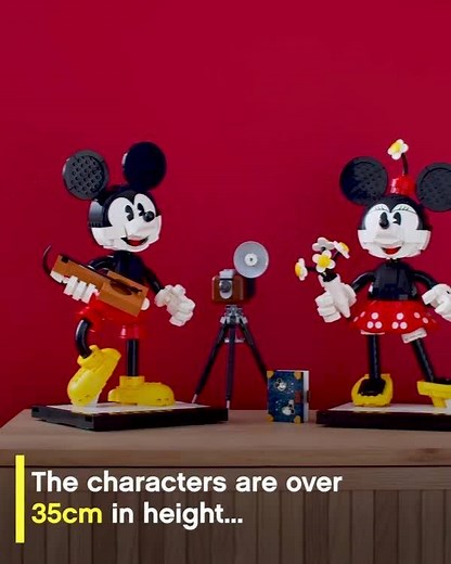 152K views · 7.4K reactions | Hey Disney fans, gosh what a treat! Check out these awesome Mickey Mouse & Minnie Mouse buildable characters  https://lego.build/MickeyMinnieReveal | LEGO | Facebook