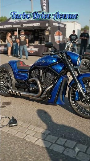 Harley-Davidson v-rod Customized #turbodriveavenue #chopperstyle #harleydavidson #usa #shorts #rider