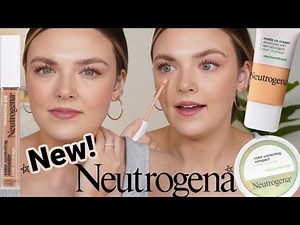 Trying ‪@neutrogena‬ Color Correcting Concealer, Flawless Matte CC Cream & Color Correcting Compact