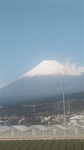 新幹線の車窓から☆富士山