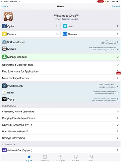If you Cydia without jailbreak in description