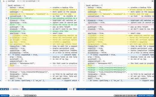 打造neovim IDE第九期：diff file模式（文件比较）