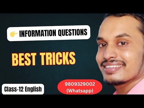 Information Questions 🔥 | Best Tricks to Solve WH Questions | Class 12 English NEB