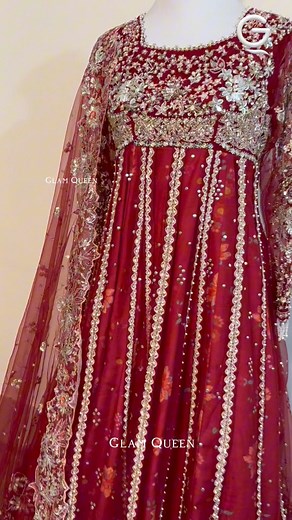 Red bridal outfit stitched by us❤️ | Glam Queen