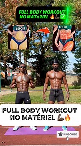 0 matériel, 100 % efficacité 👇 Transforme ton corps avec ce Full Body complet 💥 Tu veux renforcer l’ensemble de ton corps sans matériel ? Voici une séance full body composée d’exercices polyarticulaires qui sollicitent plusieurs groupes musculaires en même temps : jambes, fessiers, abdos, dos, bras et épaules. Un entraînement complet, efficace et accessible à tous 💪 Exécution : • Chaque exercice s’effectue sur 4 séries de 30 secondes • Temps de repos : 15 à 20 secondes entre les séries • Conc