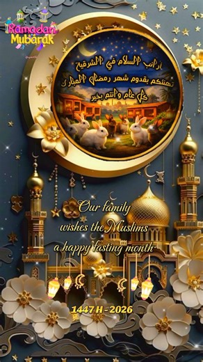 ✨ Peace Rabbits in the Eastern Province congratulate you on the arrival of the blessed month of R...