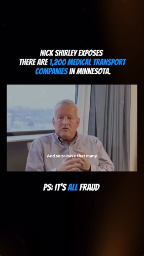 The Unscripted Files on Instagram: "Independent journalist and YouTuber Nick Shirley released a video alleging widespread fraud within Minnesota’s non‑emergency medical transportation system, claiming that more than 1,000 transport companies are billing taxpayers for services that may not actually be provided. In the video released earlier this week, Shirley said his year‑long review of state records, site visits, and documentation pointed to a network of shell transportation outfits—many cluste