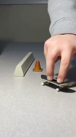 Mini Skateboard 🛹 Stunts #shorts