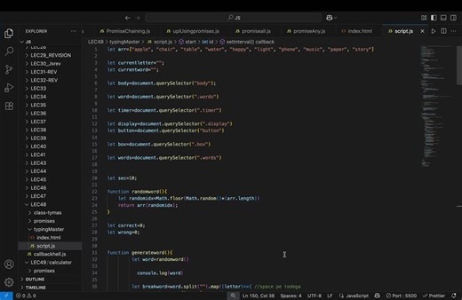 Typing Master Built with HTML CSS JavaScript | Padmasri Chikle posted on the topic | LinkedIn