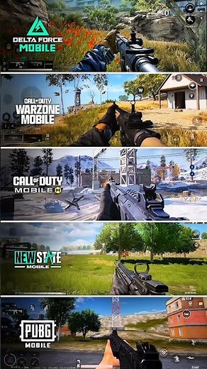 M4 Comparison | Delta Force Mobile vs Warzone Mobilevs CODM vs New State Mobile vs PUBG Mobile