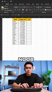 Cara cepat buat otomatis hitung umur di Excel ✨ Share ke teman kamu biar mereka juga tau! #lifehacks #tips #excel #microsoftexcel | Anugrahpratama.com