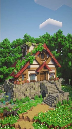 Minecraft Survival Rustic Cottage 🏡✨