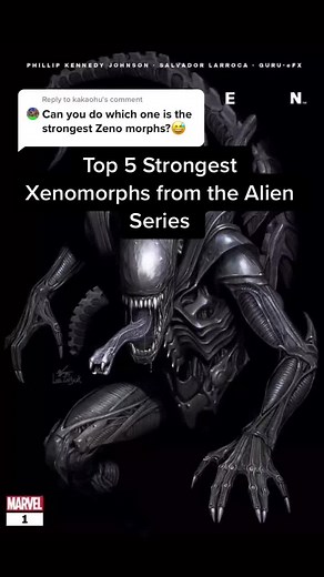 Top 5 Strongest Xenomorphs from the Alien Series