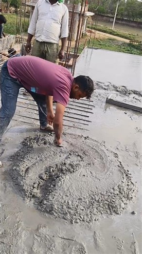 Concrete Slab Casting 👍#shorts #slab #dhalai #casting
