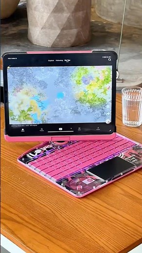 Blush Cyber Future — Pink Y2K Designed for Creators and Trendsetters 💗 #ipad #ipadkeyboard
