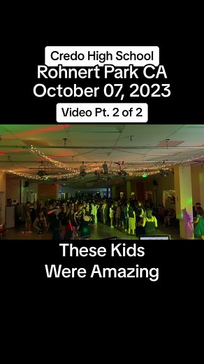These students from Credo High School out of Rohnert Park CA were amazing and talented 👍 No matter what song I played for them they knew, sang and danced to the songs, this dance was back on October 07, 2023 this is Part 2 of 2 videos PLEASE ENJOY 😊🙌🏽 #fypviral #fypage #fyp #DJBigDog #djbigdogguzman #musiconnectionproductions #musiconnection #fypシ #fypviralシ #djtainment #djjeffgoodwin