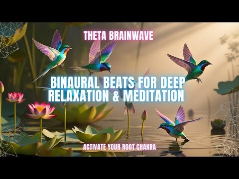 Root Chakra Healing | Binaural Beats for Deep Relaxation & Meditation with Theta Brainwaves