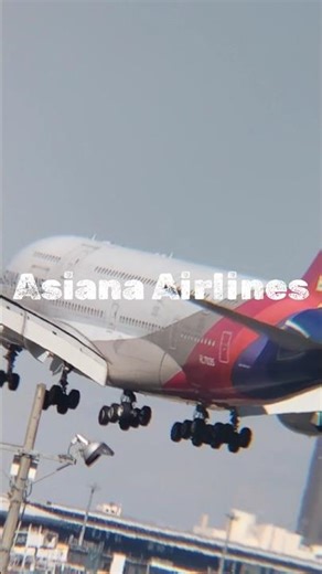 成田空港 Airbus A380-841 ランディング