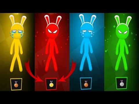 The Stickman MINIGAMES random Gameplay - Stickman Party 1 2 3 4 Player #stickmanparty #sticman